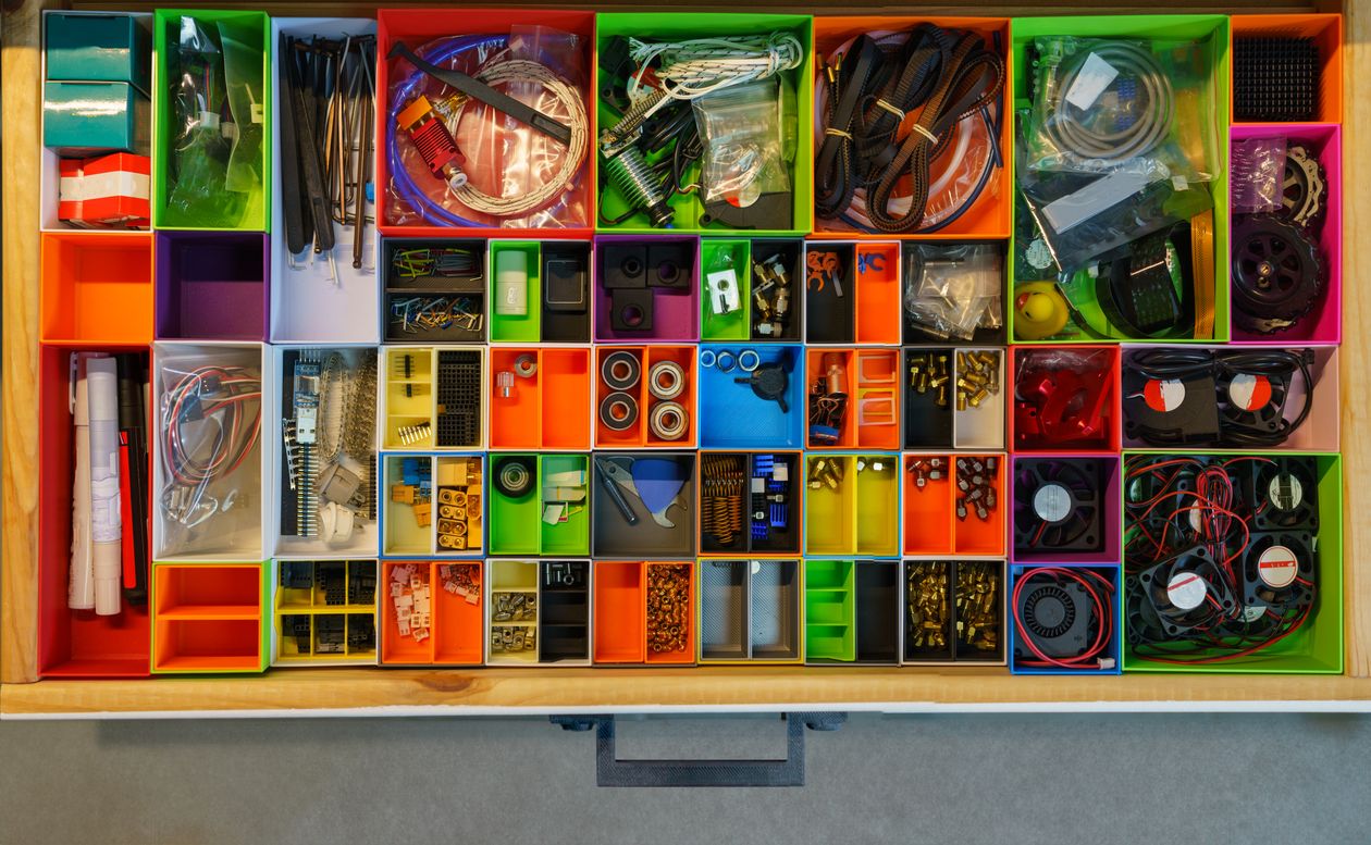 pantry organization ideas with risers and jars