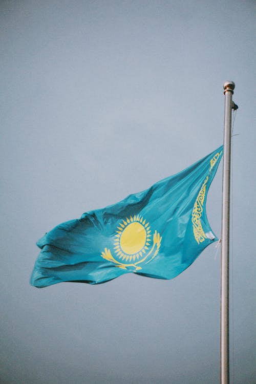 Foto profissional grátis de bandeira, cazaquistão, ícone