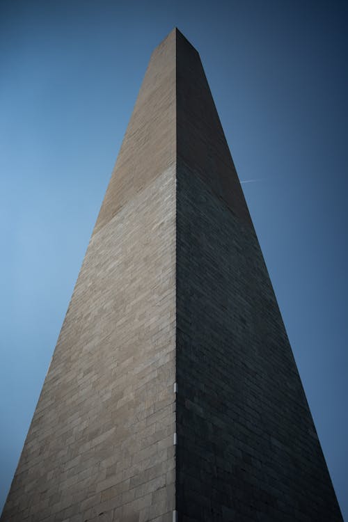 Low Angle Shot of the Washington Monument in Washington, D.C., United States