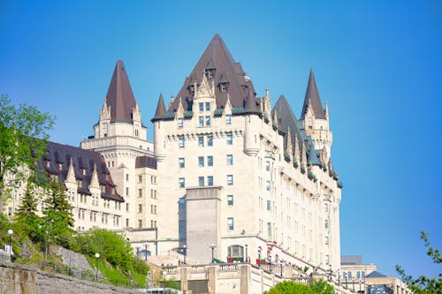 Ilmainen kuvapankkikuva tunnisteilla aurinkoinen, fairmont château laurier, hotelli