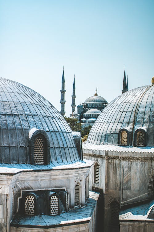 Kostenloses Stock Foto zu blaue moschee, drohne erschossen, geschichte