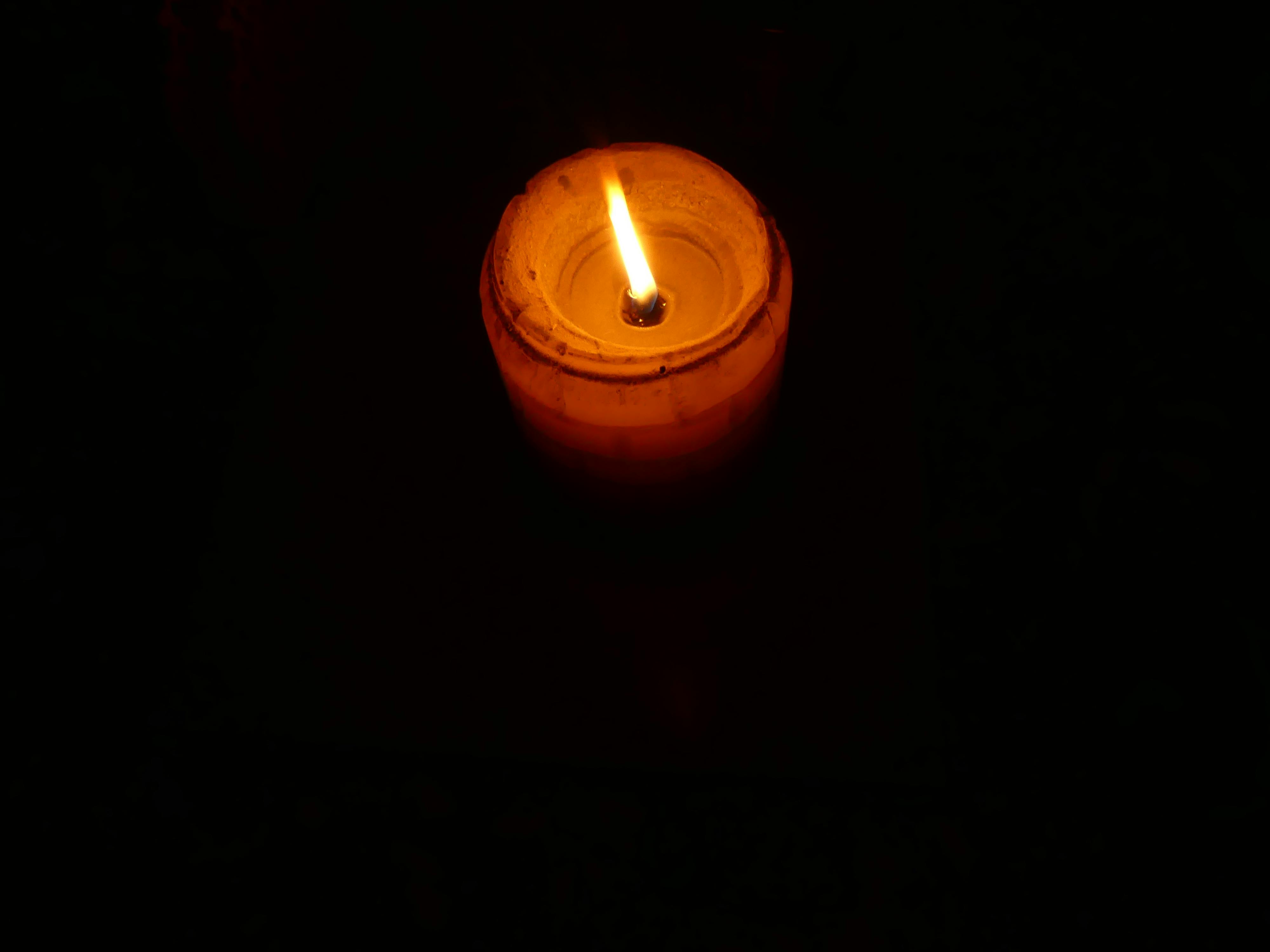 Free stock photo of candle, darkness, fire