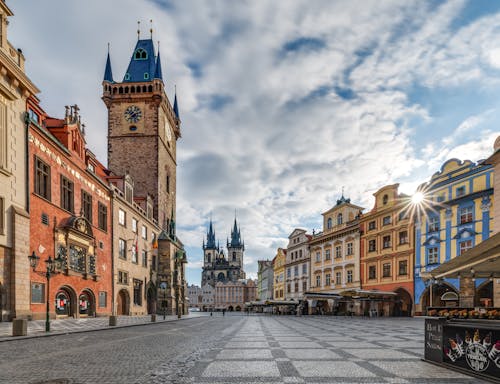 Ingyenes stockfotó aan lichtbak toevoegen, Cseh Köztársaság, csillagászati óra témában
