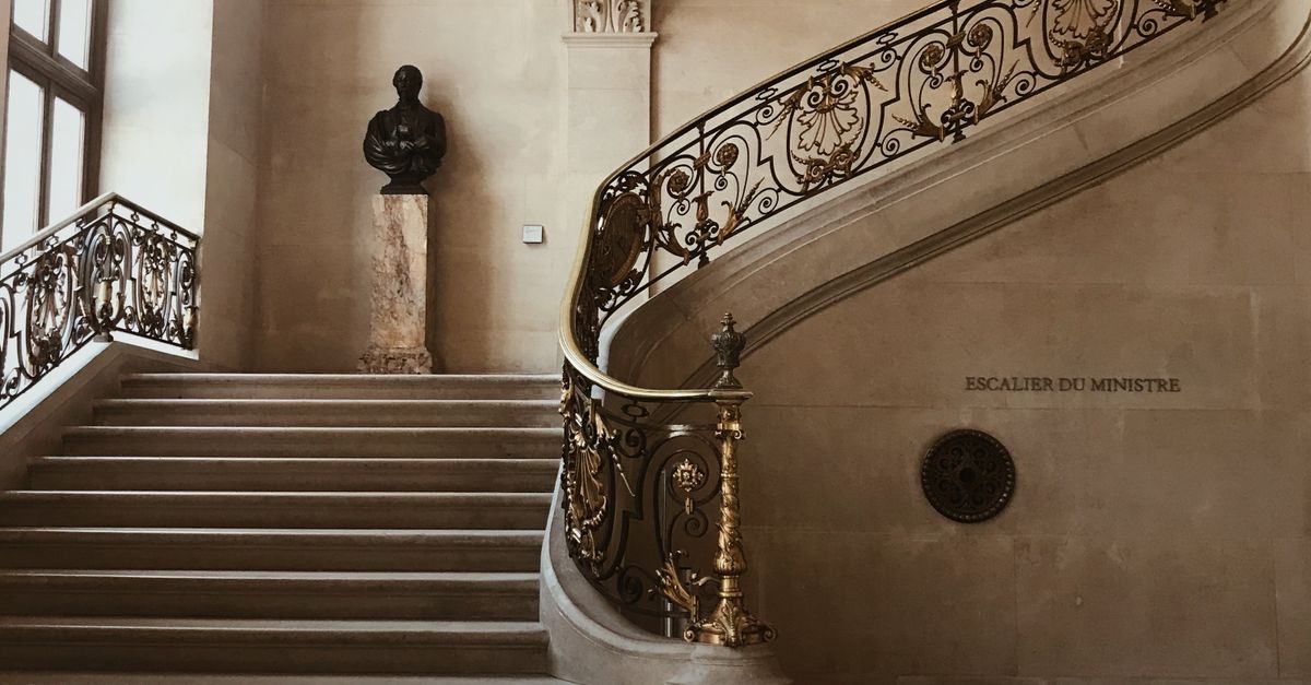 Art Deco Interior with a Staircase · Free Stock Photo