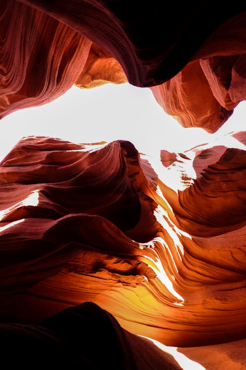 Ingyenes stockfotó 4k-háttérkép, antilop-kanyon, Arizona témában Stockfotó