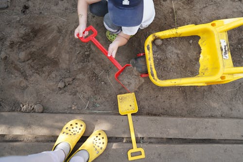 Free stock photo of children playground, greenhouse, sand