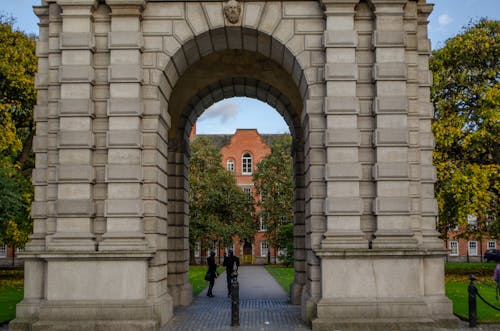 View of an Arch at Trinity College, Dublin 