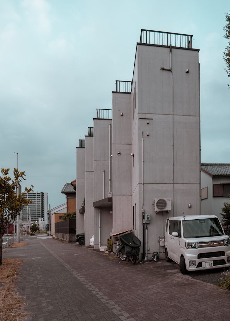 High Buildings In A Town 