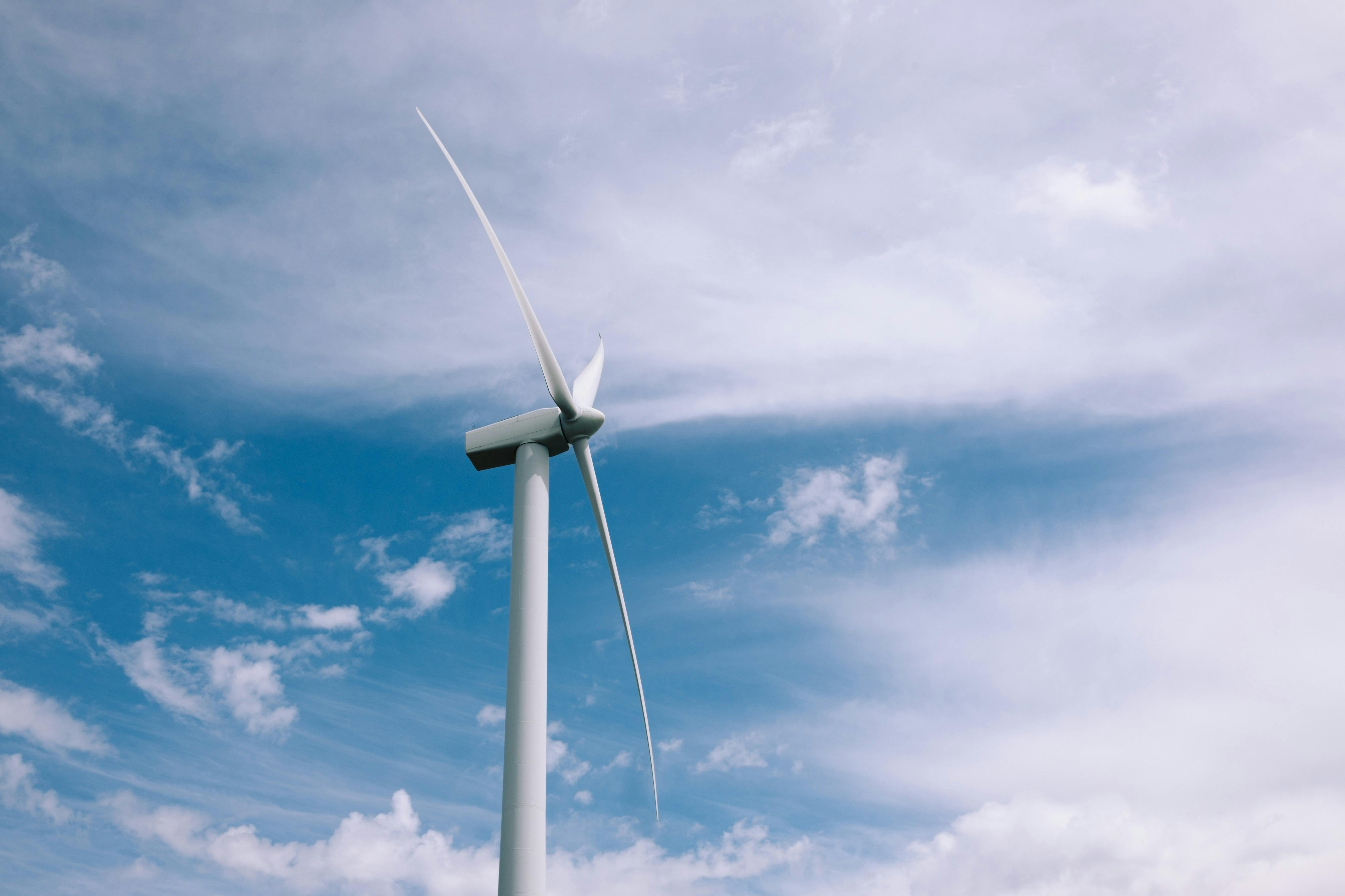 Red, White, and Blue Windmill · Free Stock Photo