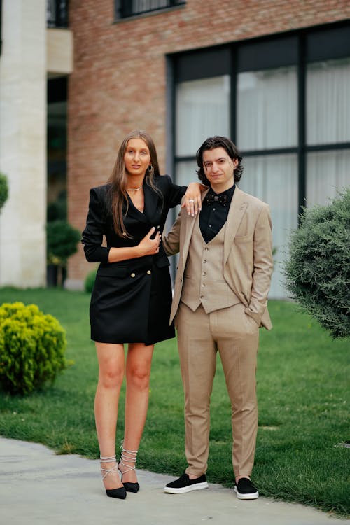 Couple in Suits
