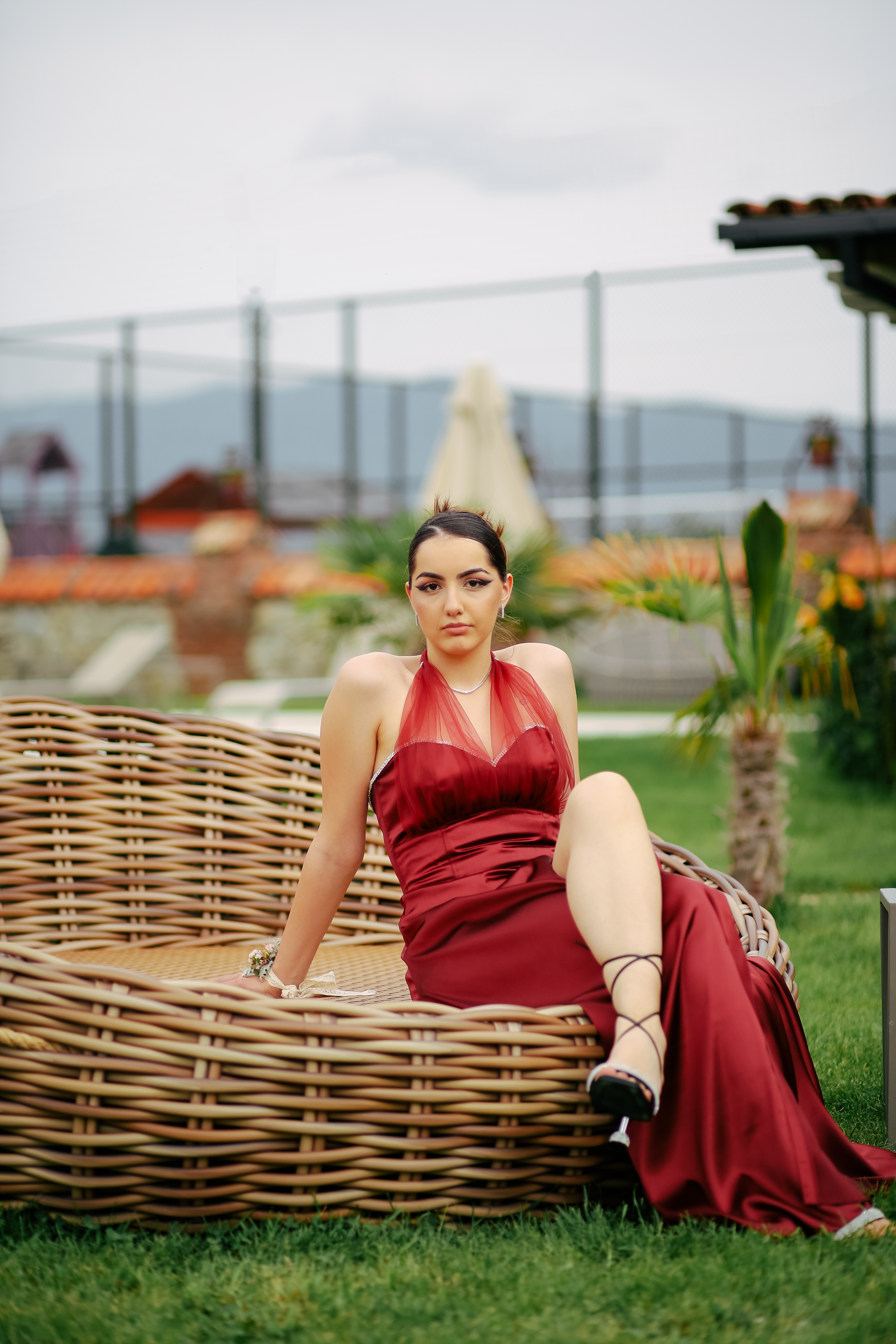 Robe de soirée rouge