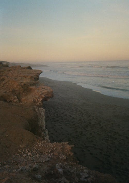 모래, 바다 경치, 수직 쐈어의 무료 스톡 사진