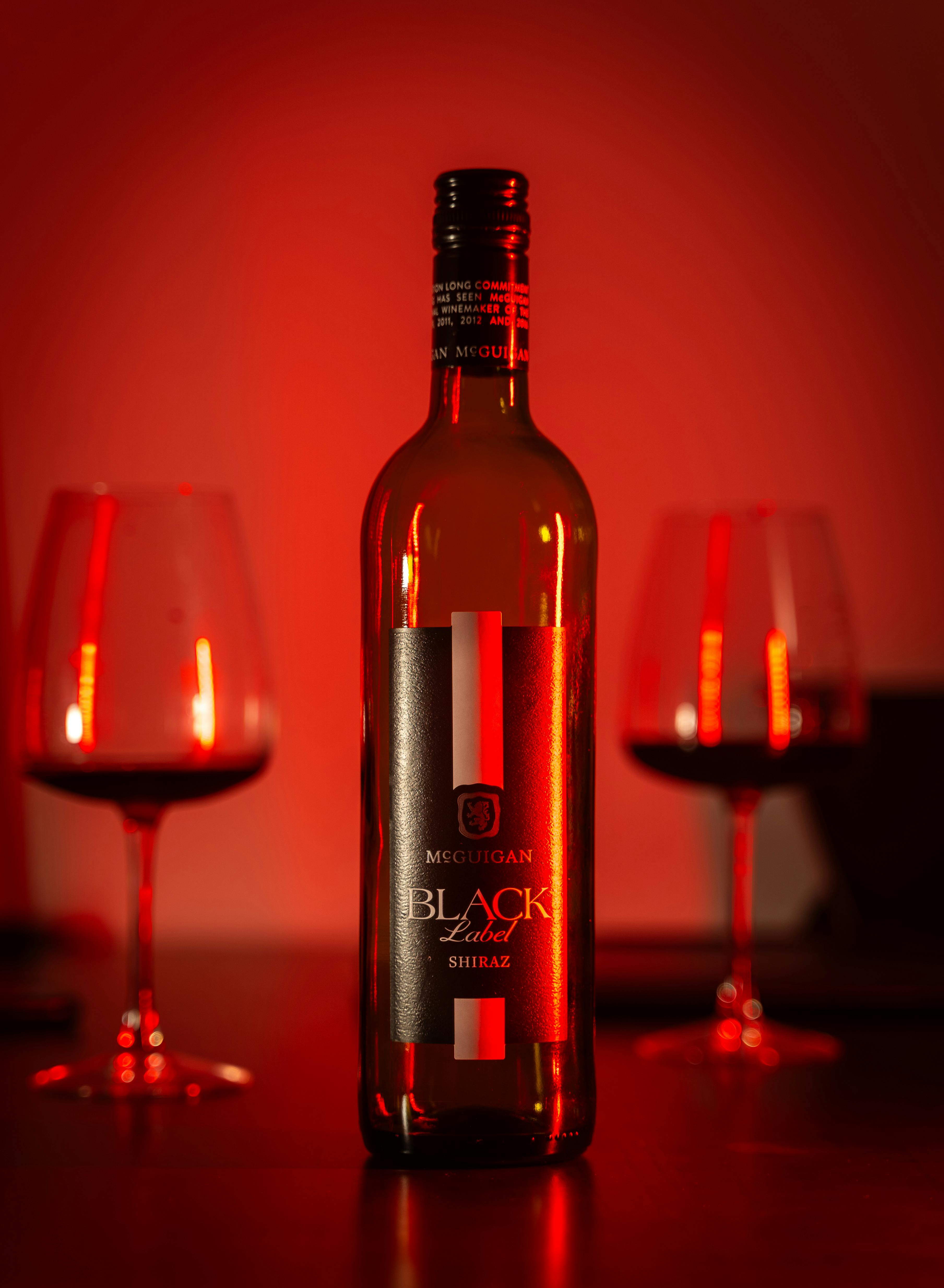 Close up of a Wine Bottle · Free Stock Photo