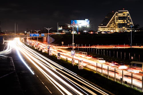 加納, 在晚上, 城市交通 的 免費圖庫相片