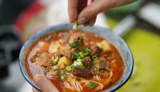 Noodles Soup With Meat on Bowl