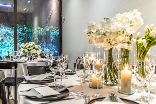 Luxury Wedding Decor on Table