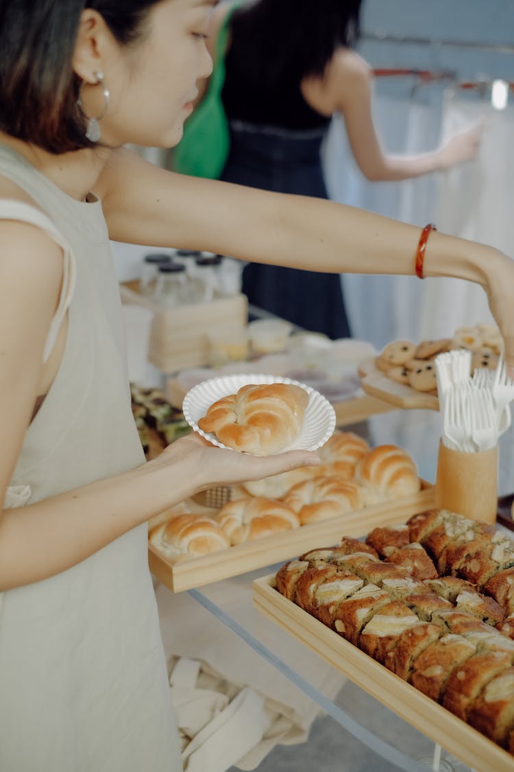 Woman Choosing Food 