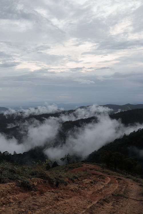 Základová fotografie zdarma na téma kopce, krajina, mraky