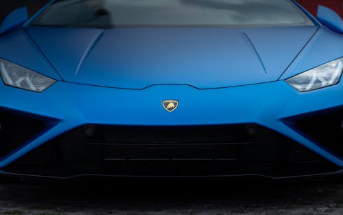 Fotobanka s bezplatnými fotkami na tému huracan, Lamborghini, modrá