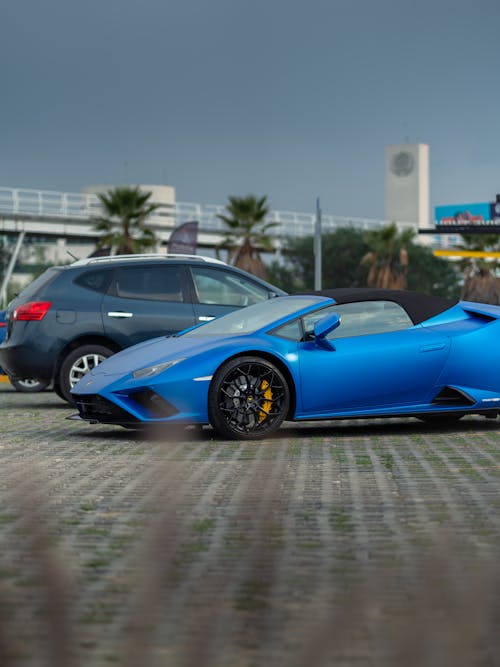 Parked Lamborghini Huracan