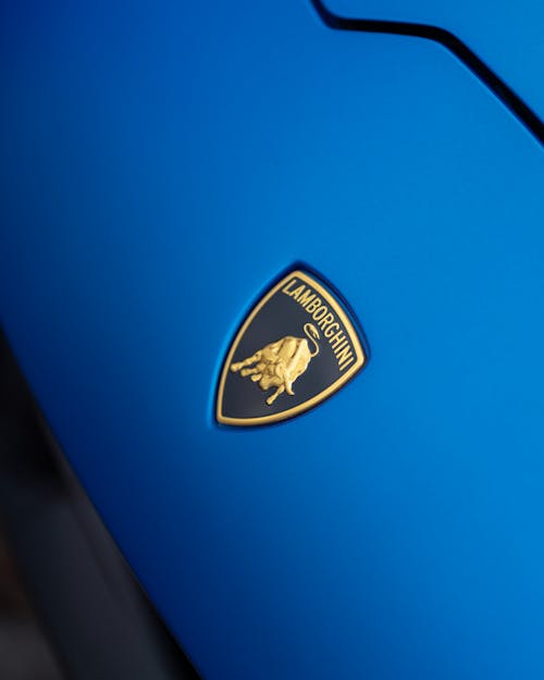 Foto d'estoc gratuïta de blau, cotxe, emblema