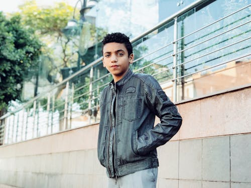 Free Photo of Boy Wearing Jacket Stock Photo