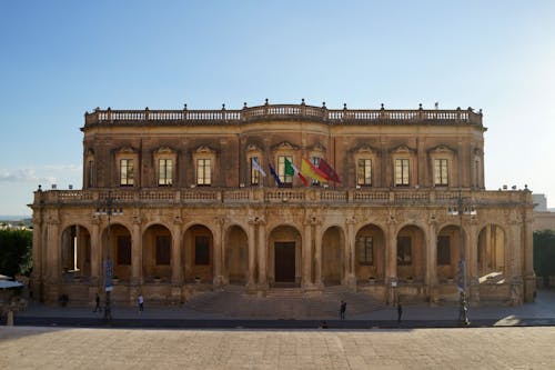 Palazzo Ducezio in Noto on Sicily