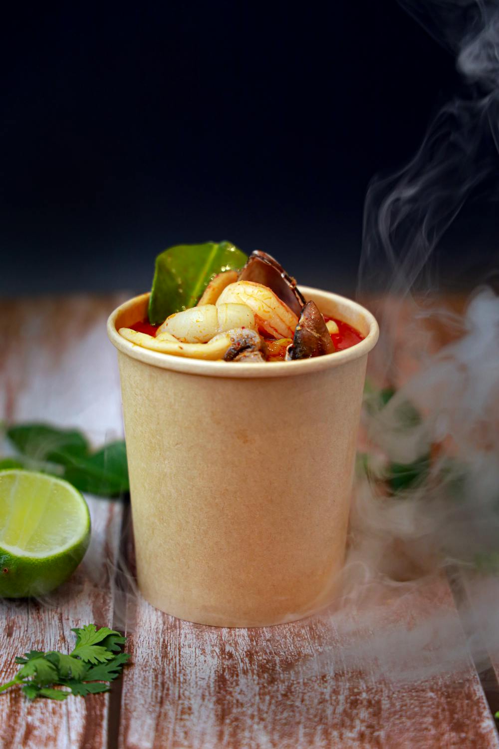 Spicy Thai Crab Shrimp Bisque