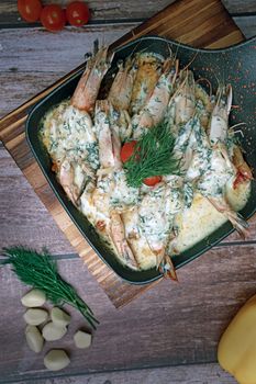 Seafood Thermidor