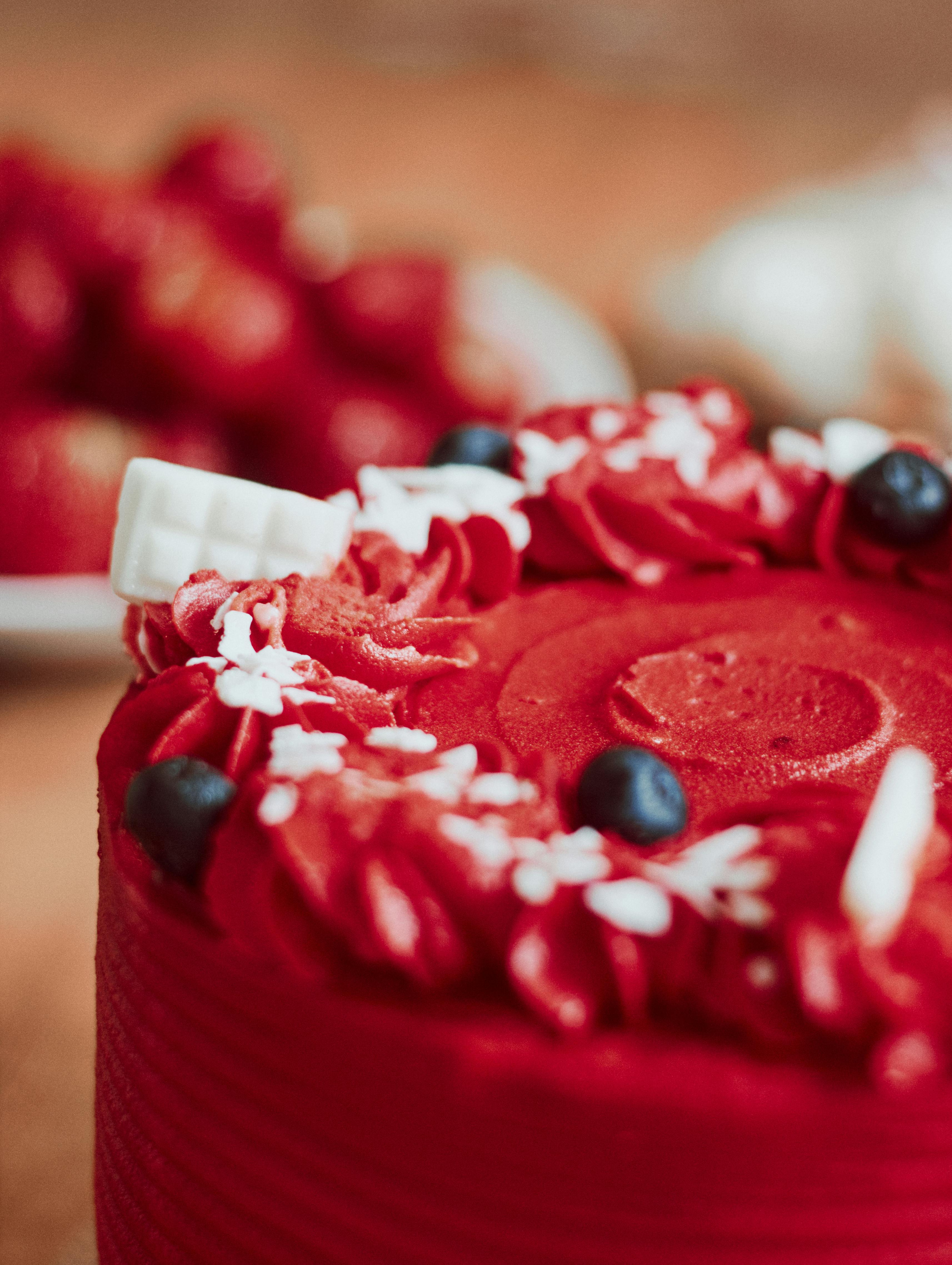 Delicious Decorated Cake · Free Stock Photo