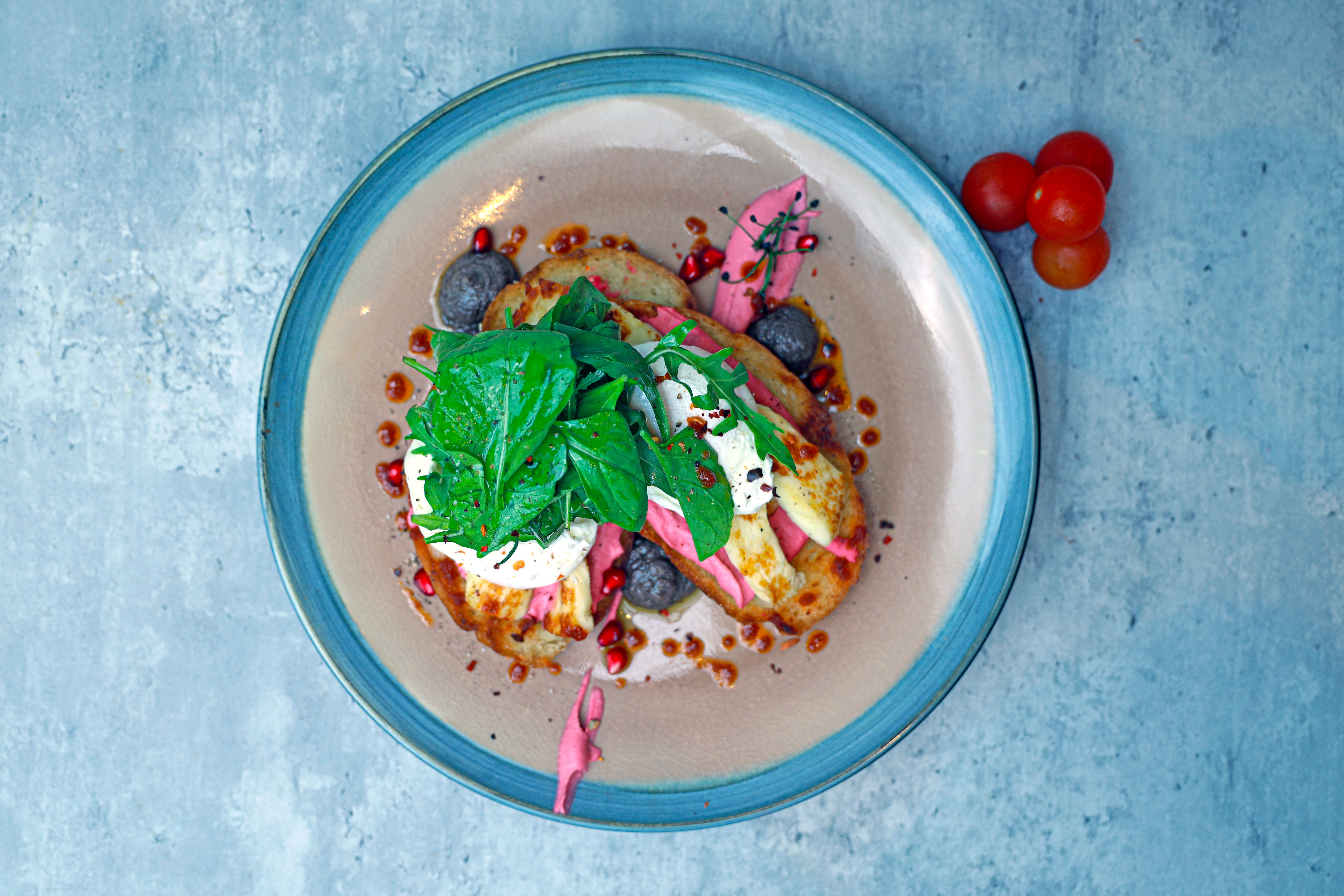 Savory Shakshuka with a Herb Salad