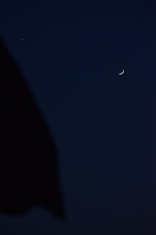 Immagine gratuita di cielo, crescente, luna