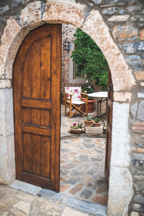 Brown Wooden Door