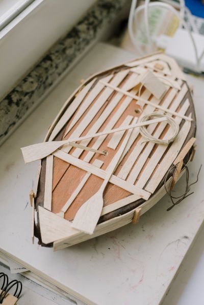 Wood & model-boat carving