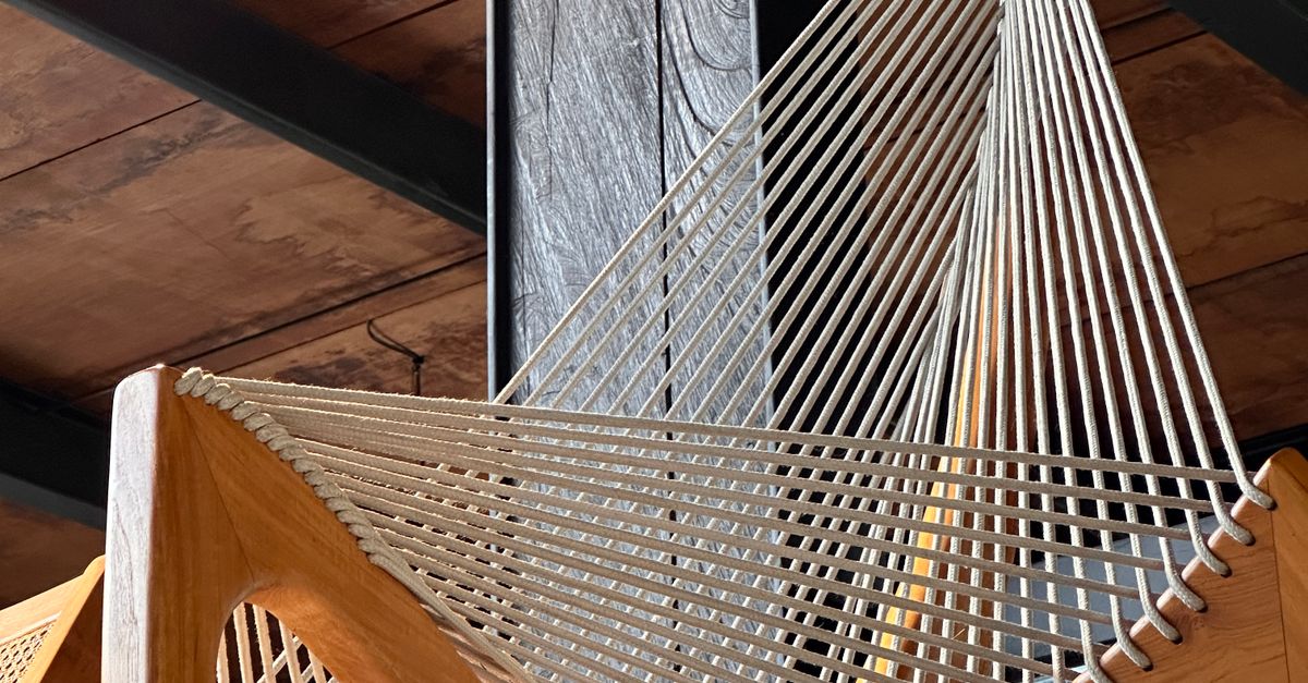 Handmade, Wooden Installation with Strings · Free Stock Photo