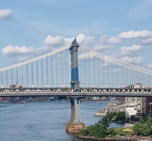 Základová fotografie zdarma na téma Manhattan, most, mosty