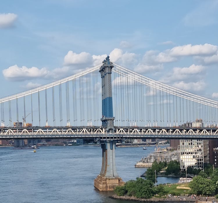 Manhattan Bridge In New York 