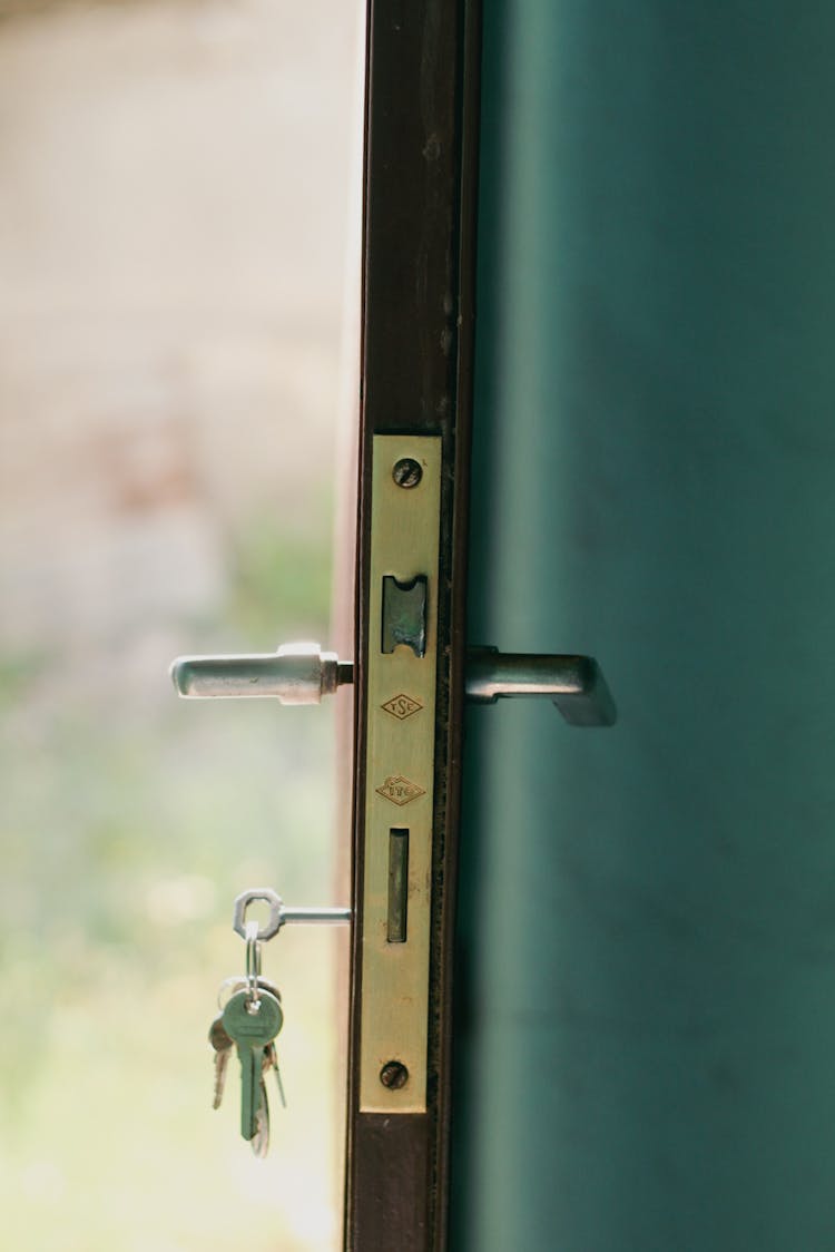 Keys In Open Door