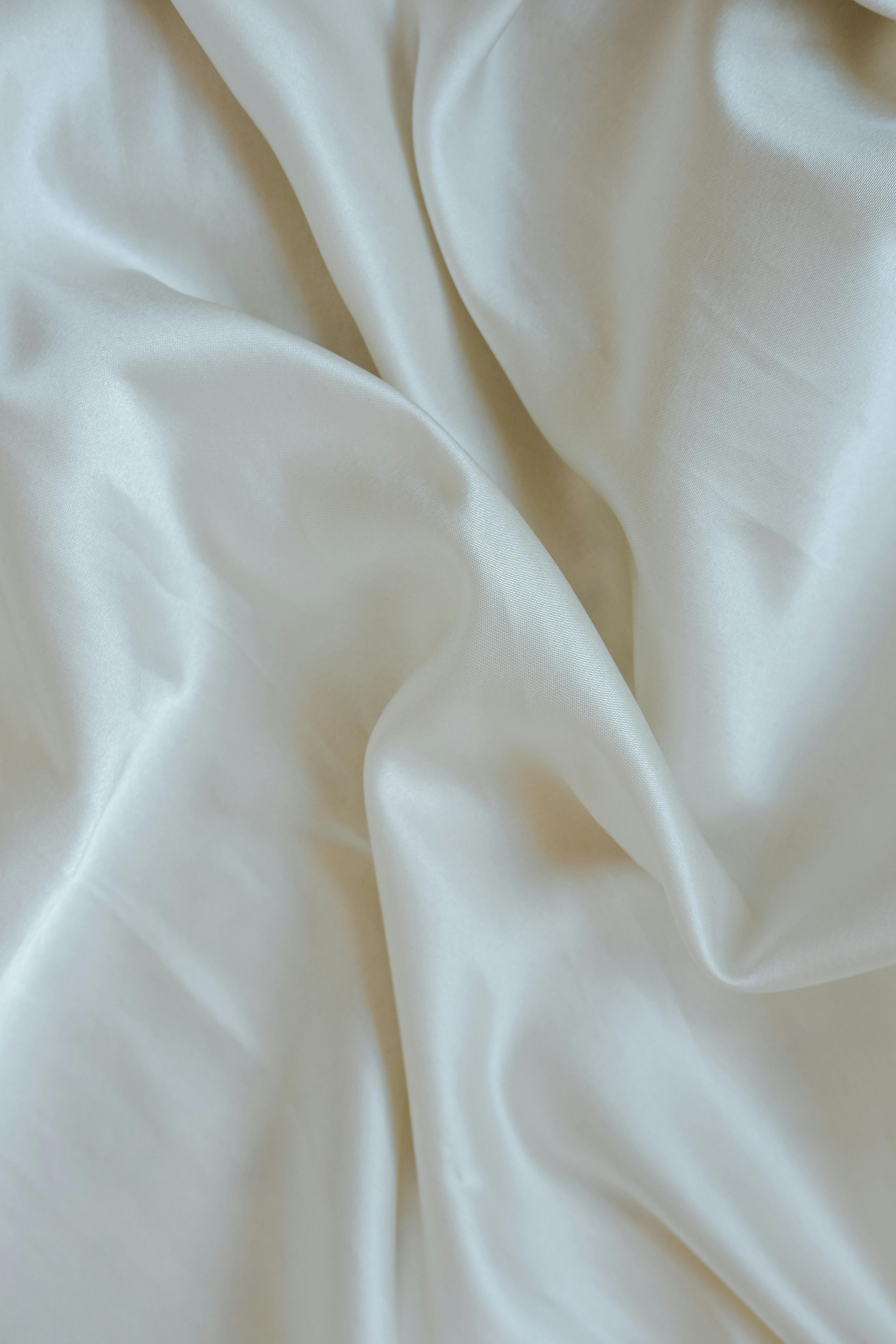 White Silk Surface · Free Stock Photo