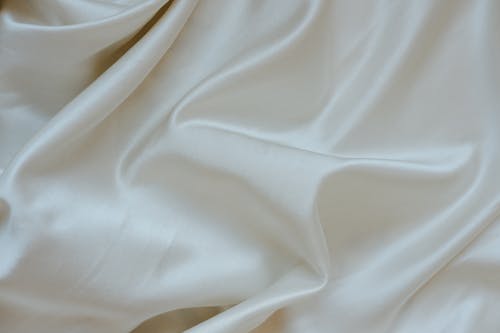 Close up of White Silk