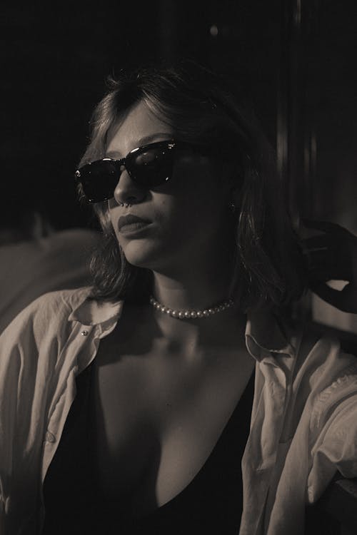 Portrait of Woman in Sunglasses