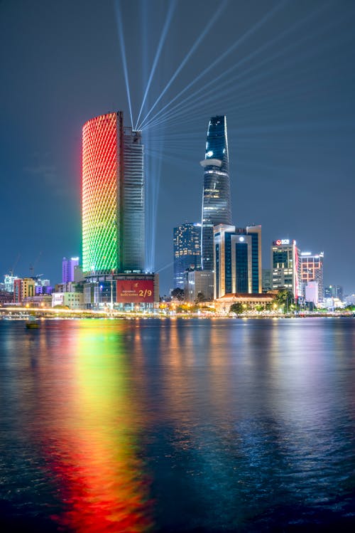 西贡一号塔国际金融中心一号西贡   胡志明市夜景