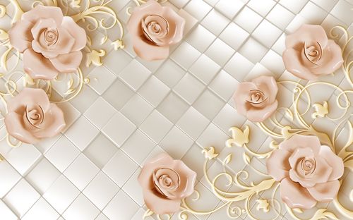 Free 3d floral background Stock Photo