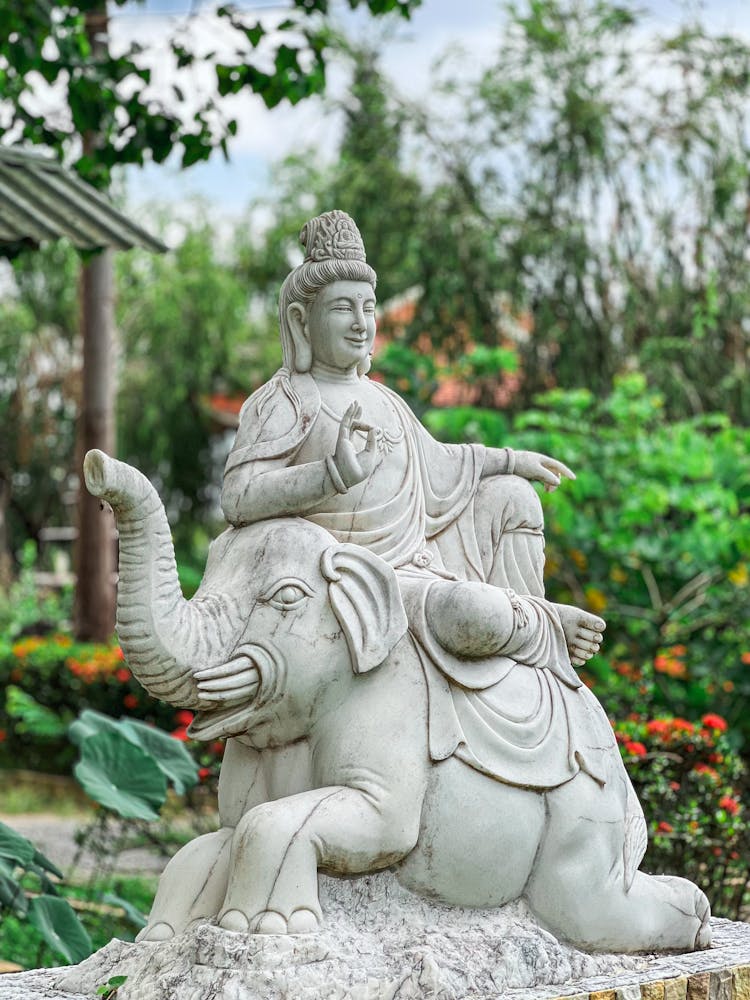 Buddha Temple In A Park