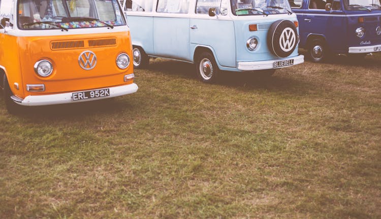 Orange Volkswagen Cab