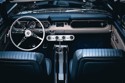 Retro Ford Mustang Interior