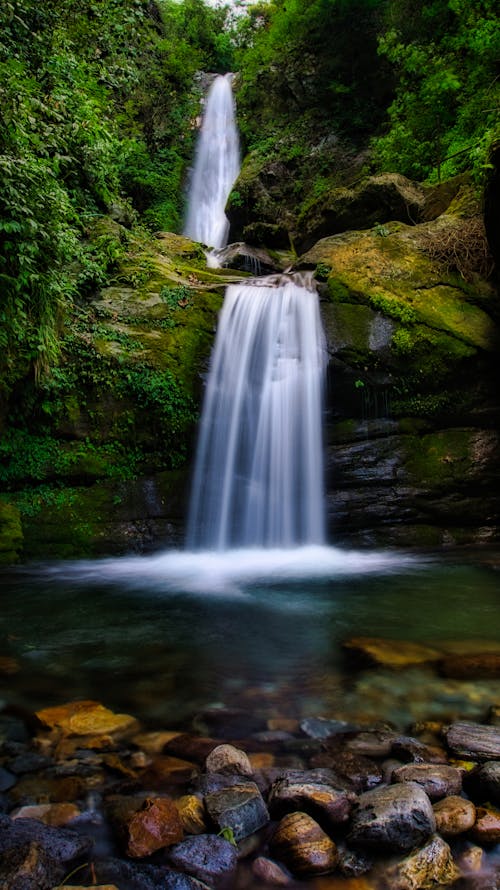 Waterfall Cascades in the Wilderness