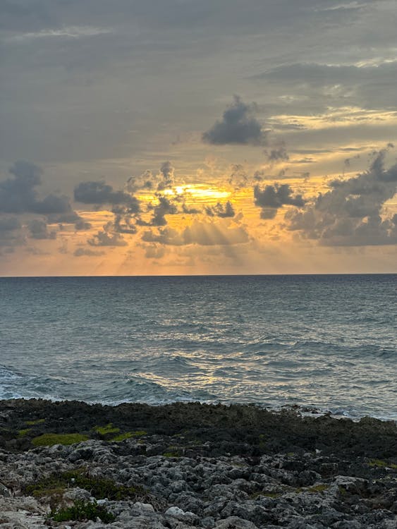 Sunset over the Sea 