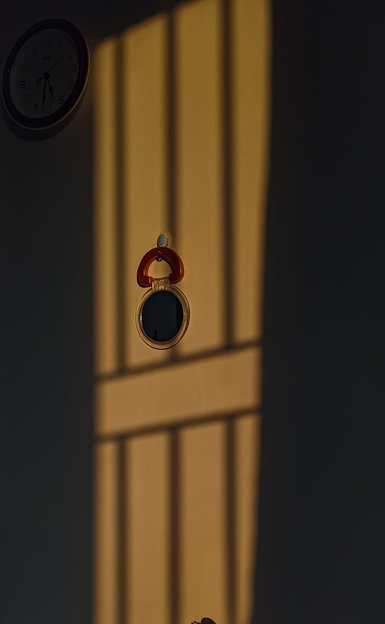 A Classical Doorknob In Shadow