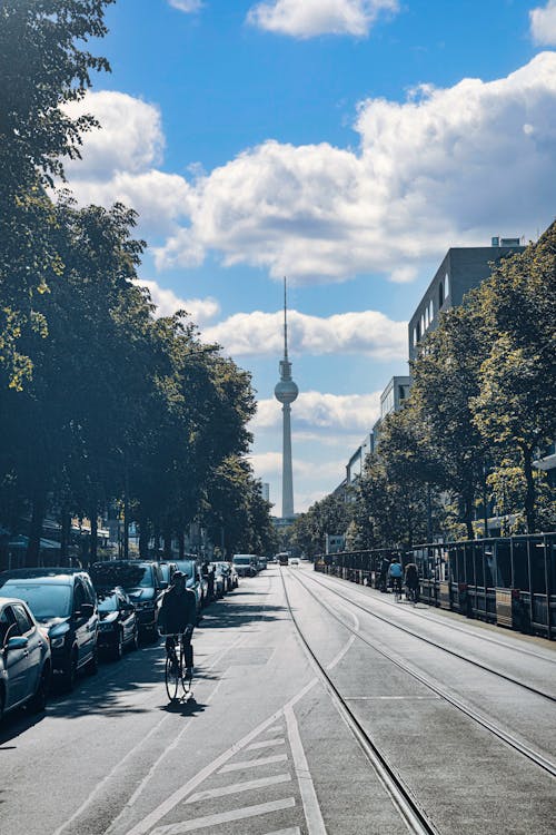 Kostnadsfri bild av berlin, bilar, broadcast tower